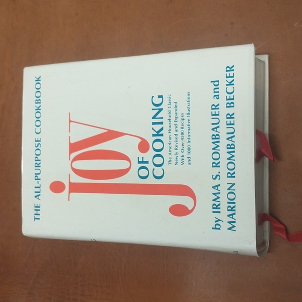 Vintage The Joy‎ of Cooking by Irma Rombauer. 1988.